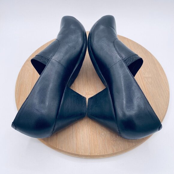 Dansko Shoes Womens 10 41 Black Leather Loafers Whimsygoth Fairy - Picture 9 of 11